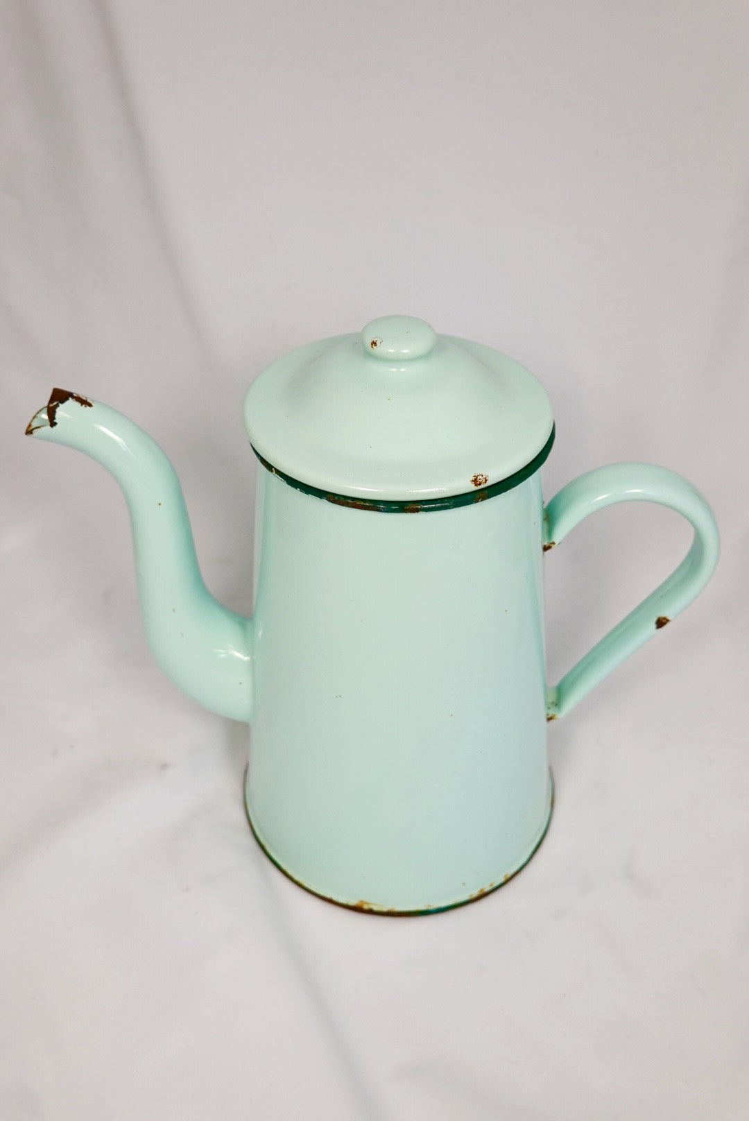 Vintage Enamelware Coffee Pot