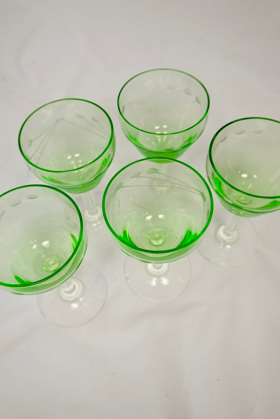 Vintage French Liquor glasses