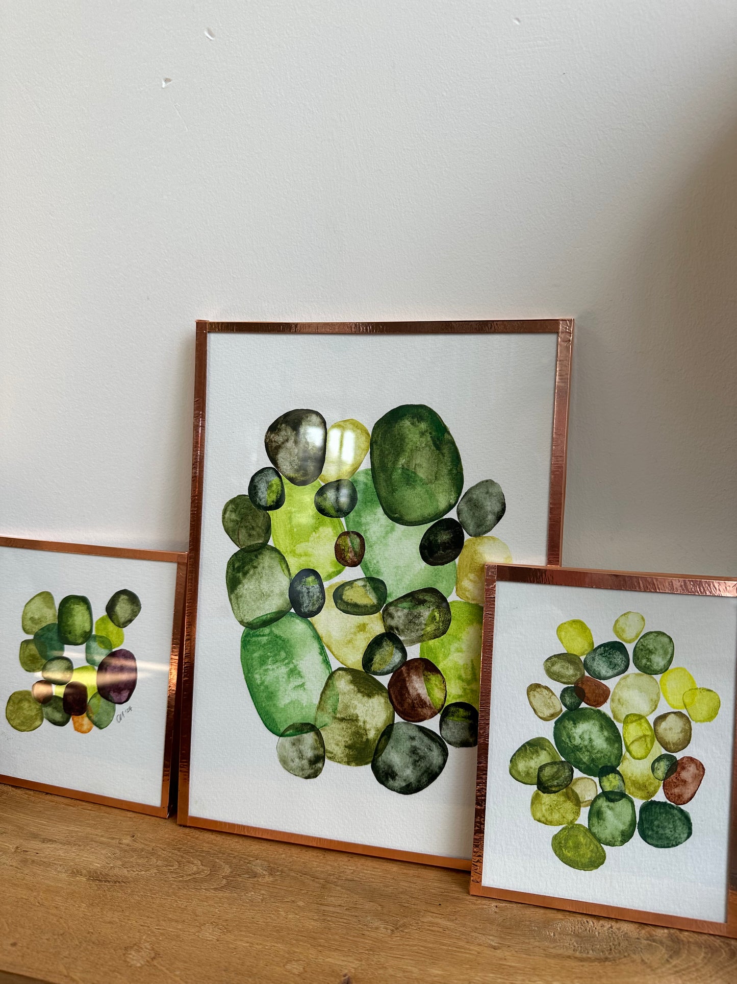 Original Painting - Green Jewels