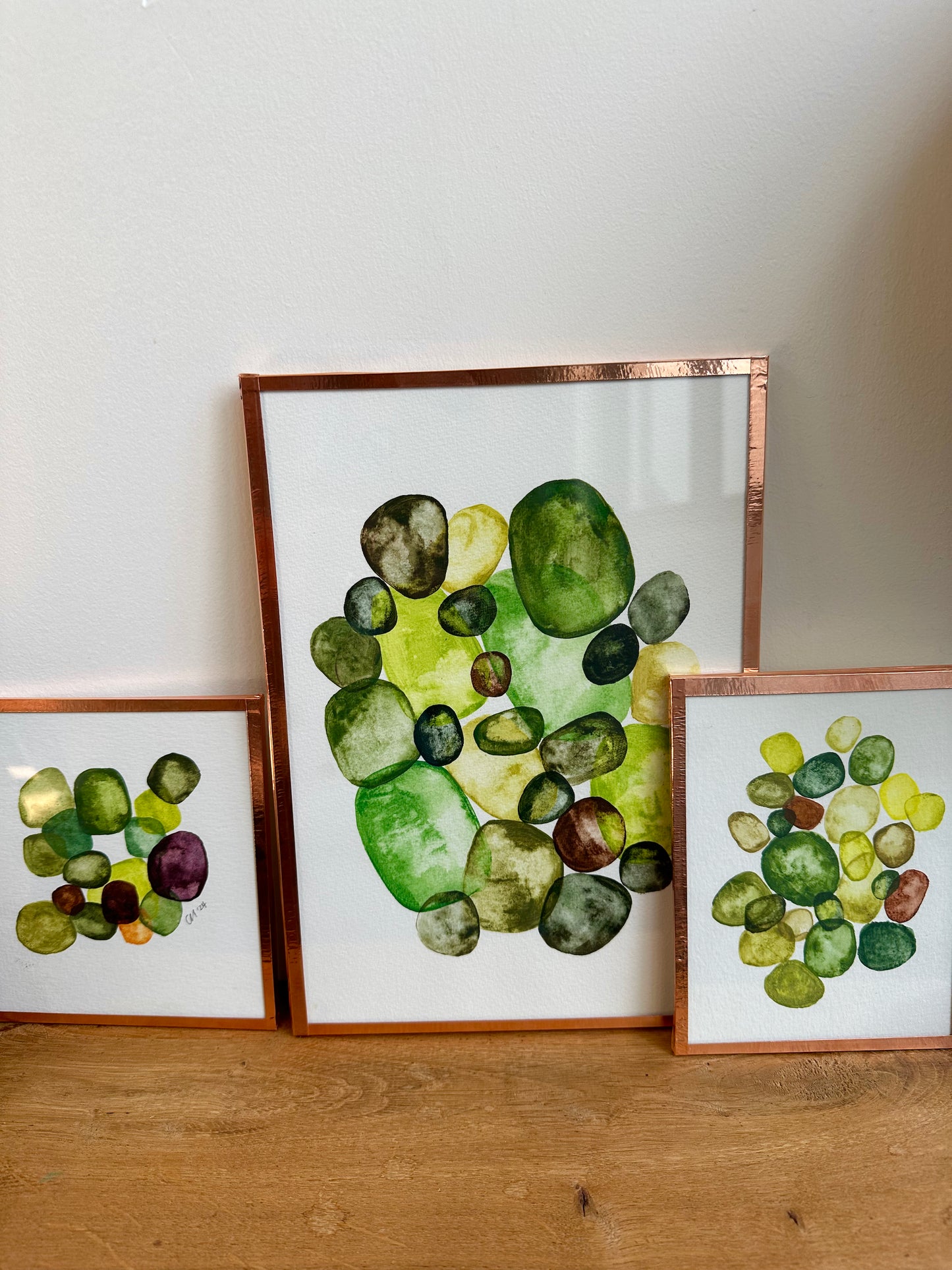 Original Painting - Green Jewels