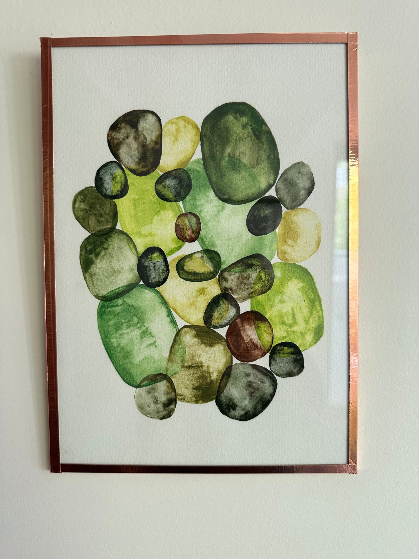 Original Painting - Green Jewels